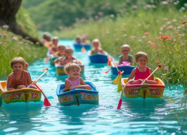 儿童坐小船的故事，坐小船过河的故事