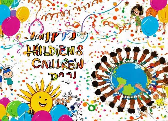 六一儿童节英语版的手抄报 - 六一儿童节英语版的手抄报1