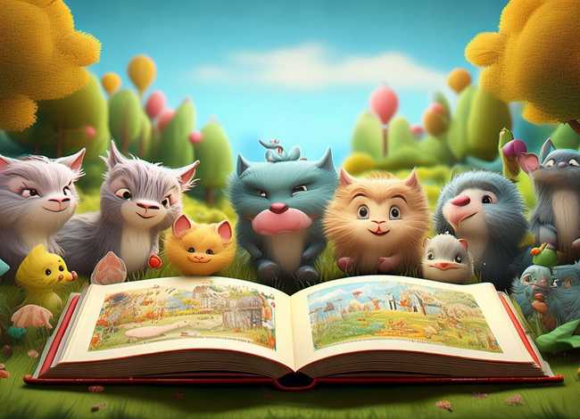 经典儿童故事图片；经典幼儿故事图片