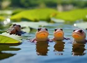 蝌蚪的绘本故事 - 绘本小蝌蚪的故事