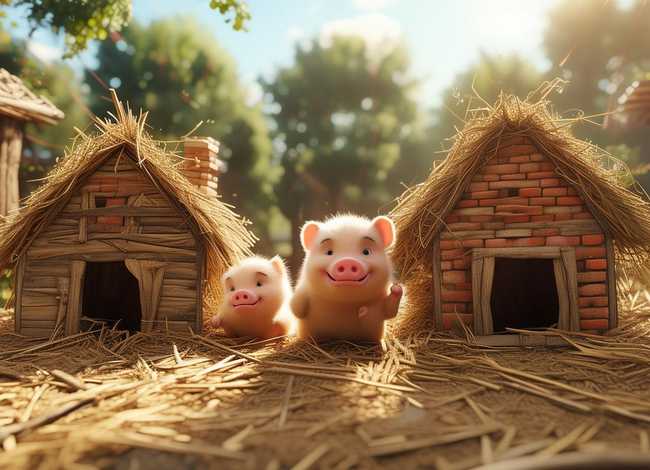 儿童故事中文版 - 儿童故事中文版全集三只小猪