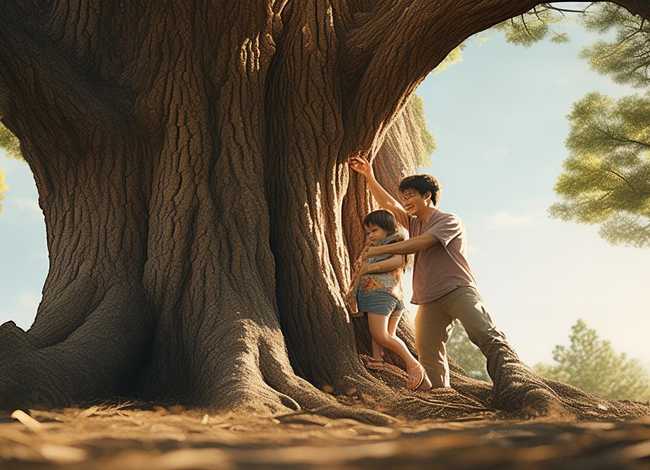 父爱如山儿童故事（父爱如山绘本故事）