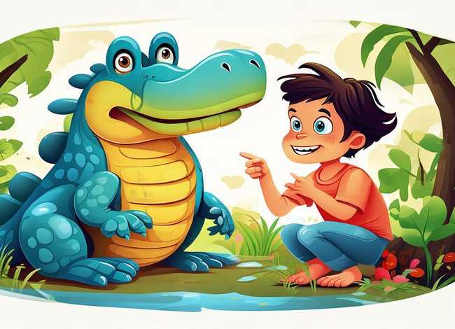 鳄鱼儿童故事英语版 鳄鱼英语绘本故事 鳄鱼儿童故事英语版 鳄鱼英语绘本故事