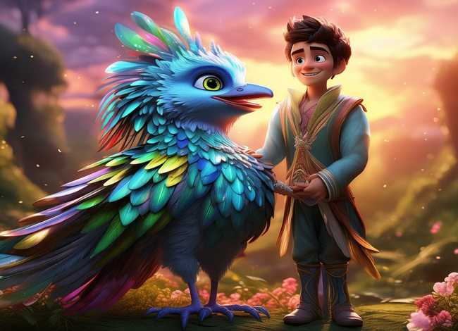 儿童故事孔雀公主与王子 - 孔雀公主与王子的故事视频