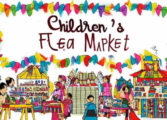 儿童跳蚤市场素材可打印；儿童跳蚤市场展示牌素材可打印