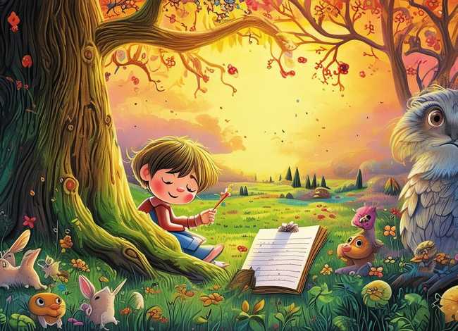 创编童话故事四年级上册、自创童话故事四年级上册