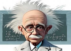 爱因斯坦简笔画图片 爱因斯坦简笔画超简单图片