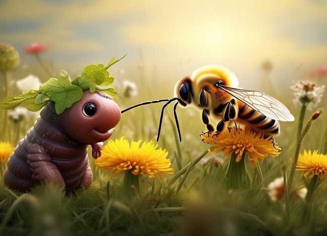 蚯蚓和蜜蜂的故事；蚯蚓和蜜蜂的故事主要内容