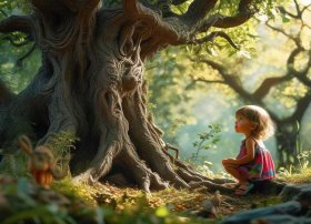 树爷爷的故事创意画儿童（幼儿故事树爷爷的故事）