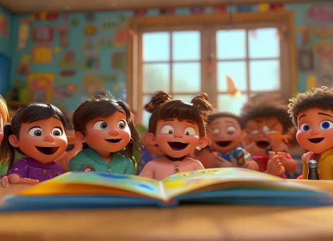 儿童朗诵故事类视频素材；少儿故事朗诵视频