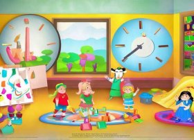 幼儿园时间的故事；幼儿园时间的故事绘本教案