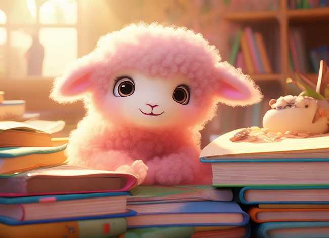 儿童可爱小绵羊故事书；可爱的小绵羊故事