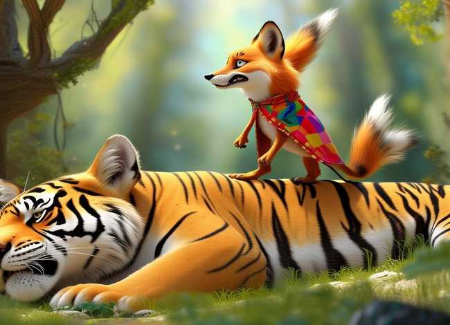 幼儿园狐假虎威寓言故事；幼儿园狐假虎威寓言故事简短