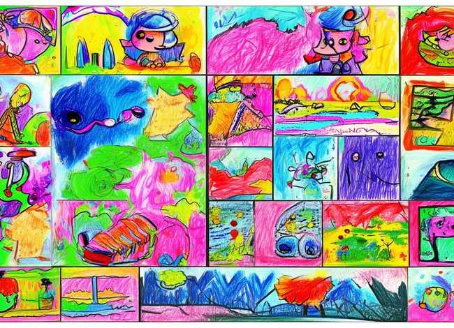 我的故事幼儿绘画作品，我的故事幼儿绘画作品图片