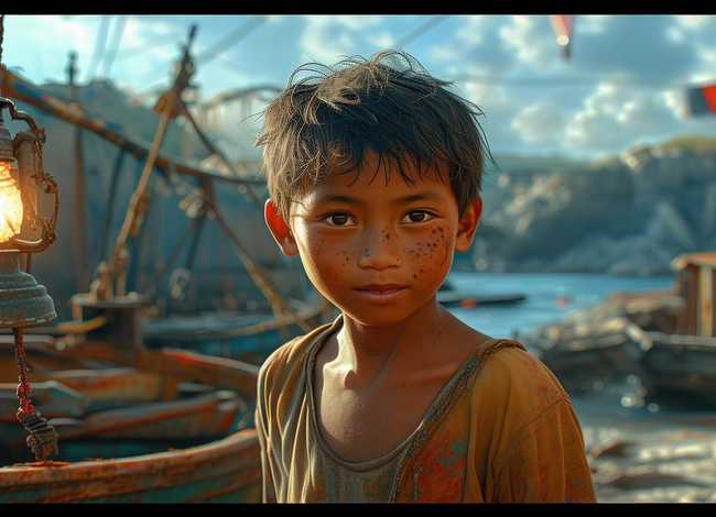 留守儿童的电影；留守儿童的电影,渔村码头