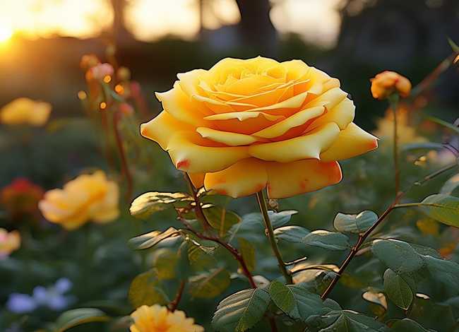 黄色月季小故事 - 黄色月季小故事大全