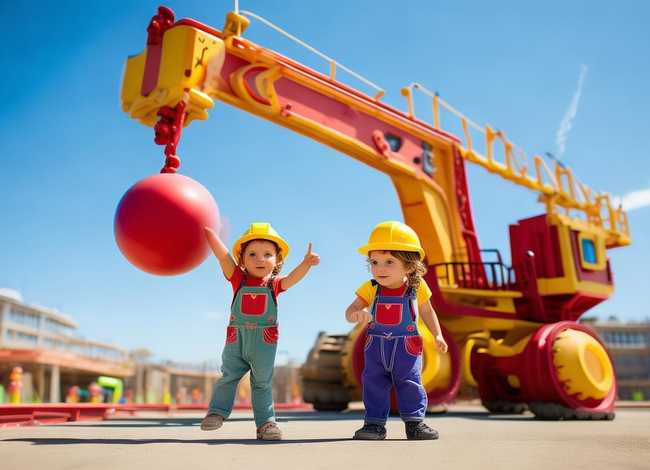 大吊车的故事儿童故事；吊车的故事幼儿故事