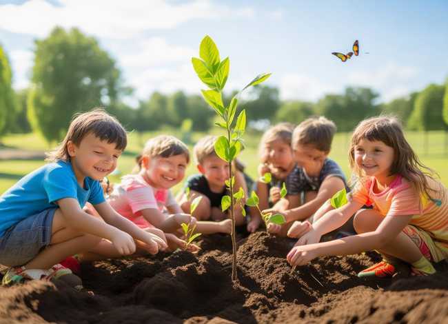 植树儿童看图讲故事(儿童植树看图写话) 植树儿童看图讲故事(儿童植树看图写话)