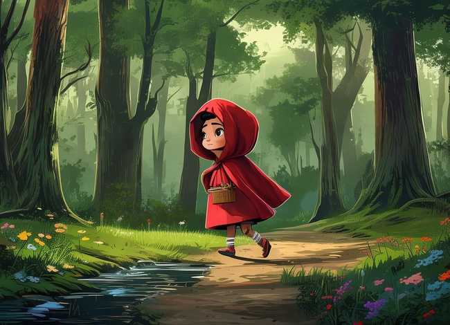 小红帽的故事文字版简单版，小红帽的故事文字版简单版怎么写