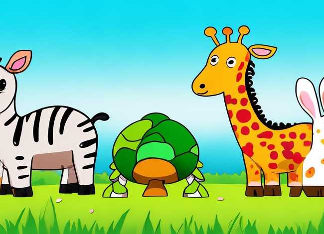 儿童图画画大全图 - 儿童图画大全图片简单 动物