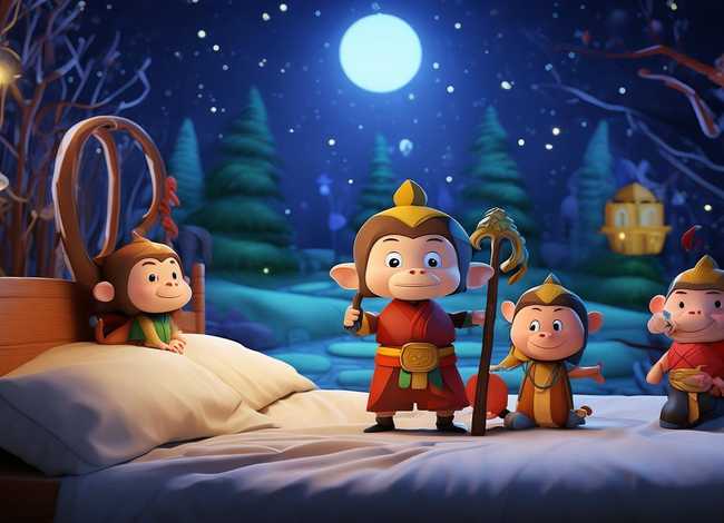 儿童睡前童话故事西游记视频；少儿版西游记睡前故事