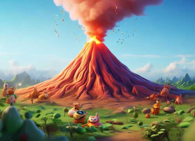 关于火山的幼儿故事、关于火山的幼儿故事简短