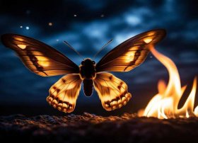 飞蛾扑火的故事寓意、飞蛾扑火的故事寓意和象征