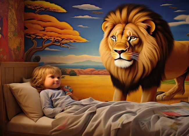 儿童故事3-6岁睡前听狮子故事；儿童故事狮子3-6岁睡前听故事书