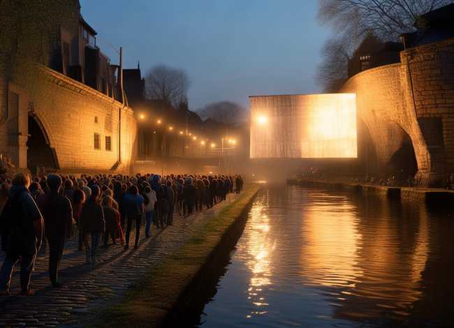 运河边光影故事公益电影之夜举行 - 电影运河故事介绍