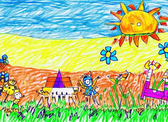 儿童画图片大全，儿童画图片大全简单