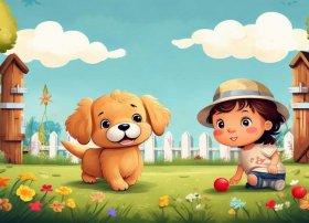 有关小狗的儿童诗 - 有关小狗的儿歌原创