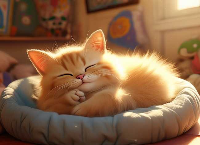 3岁宝故事、3岁宝故事小猫睡觉 3岁宝故事、3岁宝故事小猫睡觉