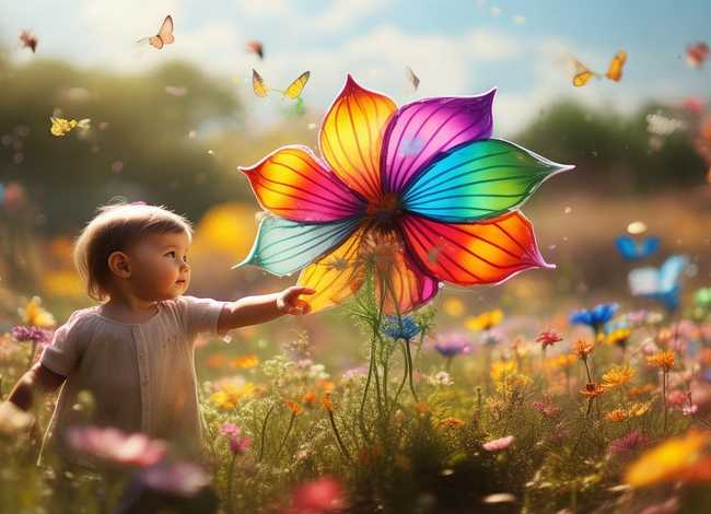 儿童版七色花的故事，幼儿七色花的故事