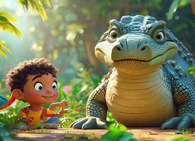 鳄鱼儿童故事英语版 鳄鱼英语绘本故事 鳄鱼儿童故事英语版 鳄鱼英语绘本故事