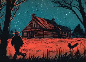 民间故事半夜鸡叫 民间故事半夜鸡叫手抄报图片