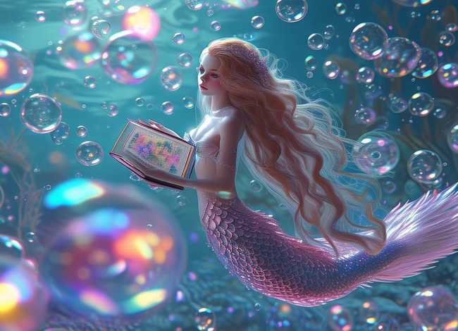 泡泡美人鱼的故事书 泡泡美人鱼的故事书图片
