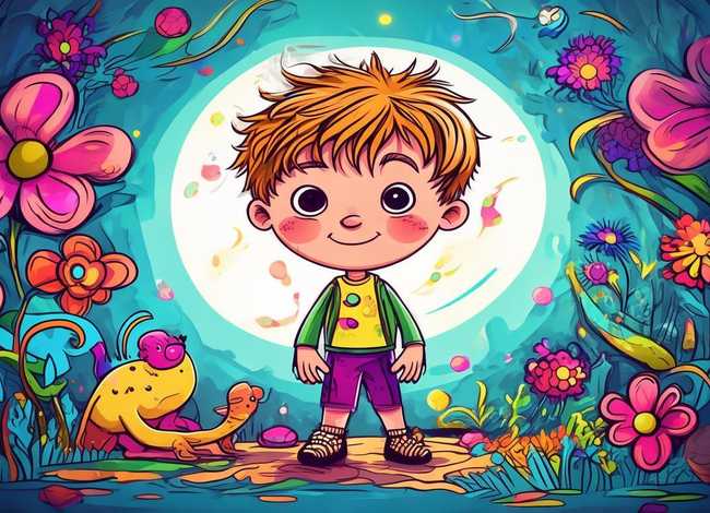 完整儿童故事绘画插图、儿童故事插图简笔画