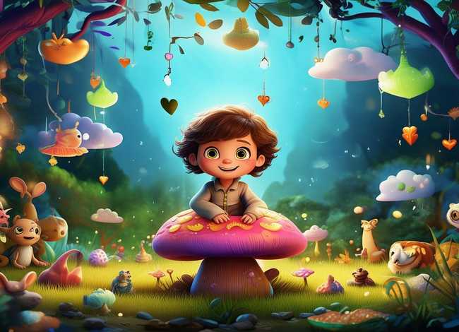儿童故事插图，儿童故事插图素材