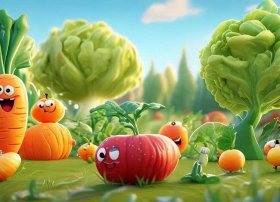 水果蔬菜的故事书 - 关于蔬菜和水果的故事