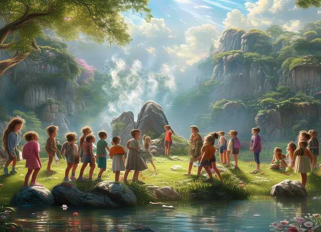 儿童拼音成语故事世外桃源 世外桃源成语故事50字