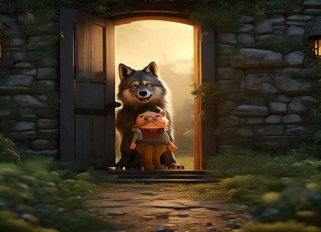 儿童故事敲门；狼敲门的儿童故事