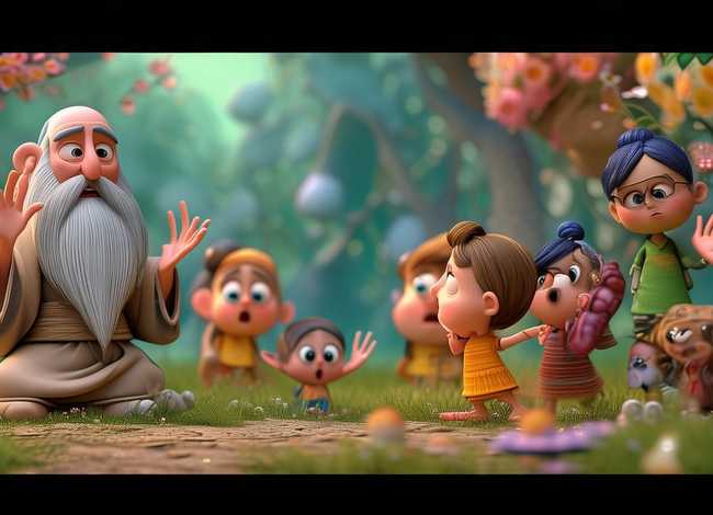 儿童版老子道德经故事，老子道德经儿童动画版