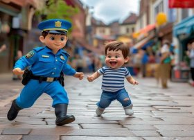 警察抓小偷的儿童故事，警察抓小偷的幼儿故事