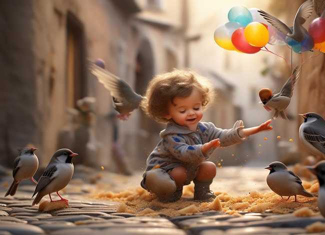 麻雀和小孩的故事、麻雀和小孩的故事内容