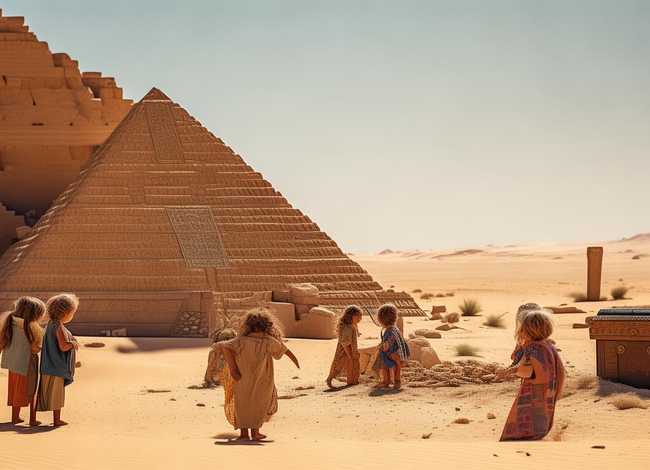 探秘金字塔儿童故事；金字塔幼儿故事