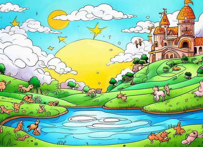 故事类儿童画线稿 - 幼儿画故事 故事类儿童画线稿 - 幼儿画故事