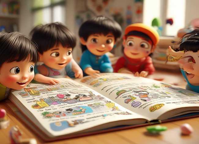 儿童成语故事带拼音、幼儿成语故事带拼音