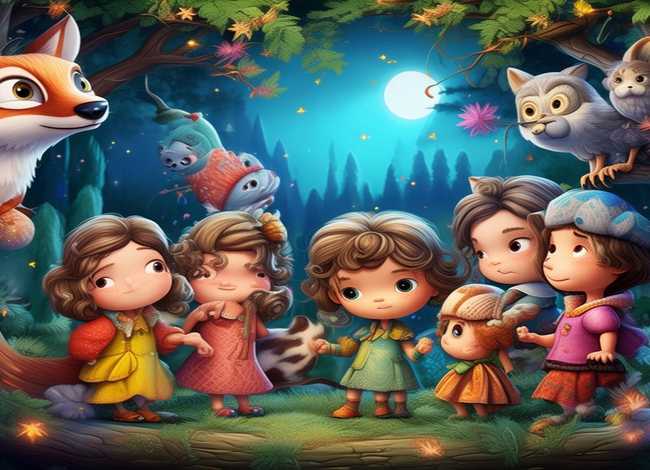 儿童动物童话的画 儿童动物童话的画怎么画