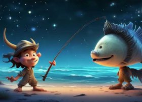 渔夫和魔鬼的故事视频儿童（渔夫与魔鬼的故事视频）