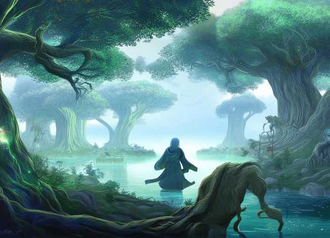 神话故事绘画、神话故事绘画图